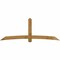 Ekena Millwork Bellingham Rough Sawn Timber Gable Bracket, Western Red Cedar, 108"W x 40"H x 6"D x 6"F, 9/12 Pitch GBW108X40X0606BEL00RWR - alternate 1